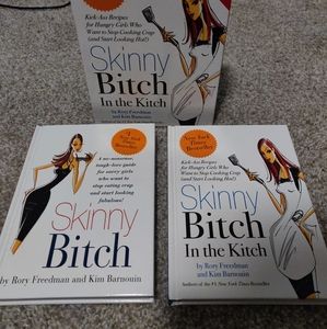 Skinny bitch books (2, hardcover)